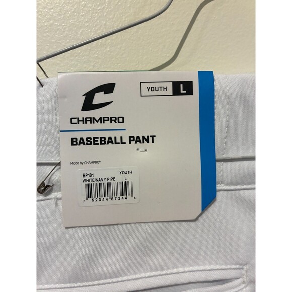 NWT Champro White Triple Crown Knicker Premium Baseball Pant - Youth L - Picture 5 of 5